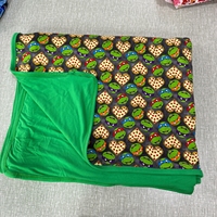 Couverture en bambou pour bébé personnalisée pour l'hiver, nouvelle impression, couverture tricotée confortable pour enfants, literie pour bébé
