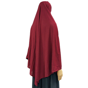 Vêtements de prière pour femmes musulmanes, Hijab roman Jibab <span class=keywords><strong>Djellaba</strong></span> pour femmes, grands chapeaux, écharpes de tête, vêtements d'extérieur Arabie Saoudite Long100X110 - Product Image 3