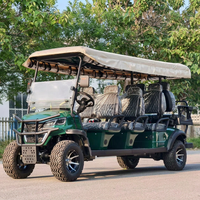 Nouveau design, voiturette de golf électrique 8 places homologuée pour la route, véhicule de navettage pour hôtels et complexes, compatible OEM, Chine