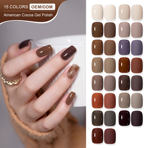 Miss Gooey-Set de esmalte de <span class=keywords><strong>uñas</strong></span> de gel de otoño, 15 colores, sin hema, fábrica de <span class=keywords><strong>esmaltes</strong></span> de <span class=keywords><strong>uñas</strong></span> de gel UV personalizados, suministros para salón, logotipo de marca - Product Image 1