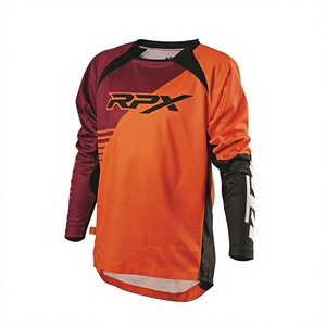 Maillot de motocross respirant à séchage rapide, couleurs personnalisables, vêtements de VTT pour adultes, tenue de course automobile, maillot de motocross - Product Image 1