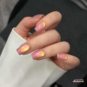 Kit de vernis gel pour ongles effet œil de chat pailleté 6 couleurs, ensemble de gel UV magnétique holographique coloré pour manucure DIY à domicile - Product Image 3