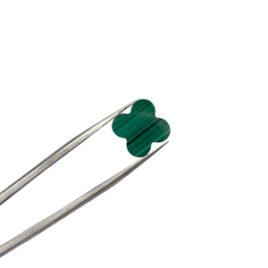 Tự Nhiên Malachite Đá Quý Tùy Chỉnh Cắt Kích Thước Hình Dạng Bán Buôn Chất Lượng Cao Bốn Lá Cỏ Ba Lá Hai Mặt Phẳng Đá Quý Malachite - Product Image 4