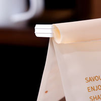 Sac à pain en plastique transparent avec fermeture à boucle, fond plat, soufflet latéral, emballage alimentaire de qualité pour boulangerie, pour pain au levain, bagel, pain de mie, vente en gros