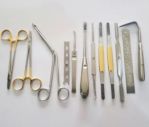 <b>Mini</b> Nasal Instrument Set 12 Pcs Stainless Steel ENT Rhinoplasty Surgical <b>Kit</b> Precision <b>Tools</b> Electricity Powered ISO Certified - Product Image 1