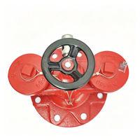 Adaptor Pompa Kebakaran Multiguna di Atas Tanah Wanlian SQD100-1.6, DN100, Besi Ulet Berlapis Bubuk