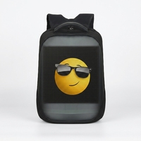 Mochila LED Inteligente Portátil, Programable, Full HD, Resistente al Agua IP54, Multifuncional, para Viajes de Negocios, con Brillo de 1000cd