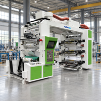 Machine d'impression flexographique 6 couleurs de type empilable pour rouleaux de papier kraft, sacs de courses et emballages