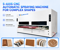 Machine de peinture automatique à 5 axes pour palettes en bois, entraînement électrique, moteur 4 kW, 380 V/50 Hz, facile à utiliser