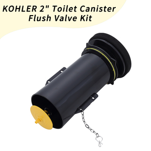 Kit de válvula de descarga para inodoro de 1.28 GPF, ahorrador de agua, anticorrosión, con cadena de sellado de goma ABS, descarga potente, a prueba de fugas, universal - Product Image 2