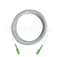 Cable de Fibra Óptica para Interiores FTTH, Cable de Conexión de Fibra SM9/125, G.657A con Conector SC en APC/UPC, 10m+ para FTTX