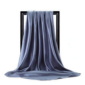 <strong>Geometric</strong> Pattern Satin Silk Scarf <strong>Set</strong> with Headband and Neck Wrap for Womens Hair Accessories and Gift Box - Product Image 3