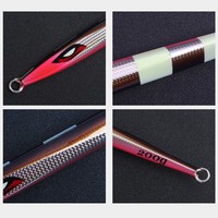 TG UV Işıklı Metal Jig 150g 200g 250g 300g 350g Tuzlu Su Batan Jigging Yemi Sert Yem Kurşun Jigging Balıkçılık Yemi