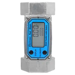1.5" Liquid Flowmeter Digital Flow Meter For Diesel Kerosene Gasoline 15-120L / Min