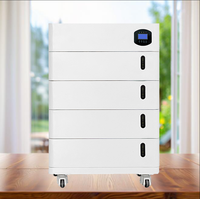 Haute tension 8kw 10kw 12kw 15kw batterie au lithium tout-en-un onduleur triphasé batterie de stockage d'énergie empilée
