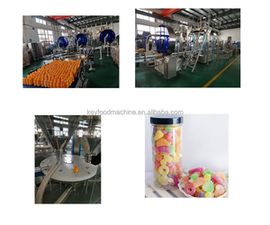เครื่องบรรจุขนมกัมมี่แบร์ในขวดแบบได้รับการรับรองมาตรฐาน CE เครื่องบรรจุขนมขบเคี้ยวแบบเม็ดในขวดพร้อมฝาปิด สายการบรรจุและปิดฝาขวดลูกอมแข็ง - Product Image 4