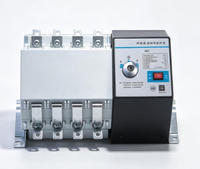 Commutateur de transfert automatique 4P 100A ATS 220V, commutateur de commutation de puissance double pour système solaire photovoltaïque domestique