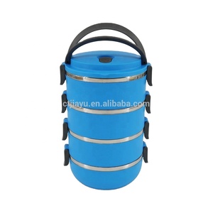 4 Lớp Giữ Ấm Thực Phẩm Hộp Cơm Trưa Hàn Quốc Cho Trẻ Em - Product Image 3