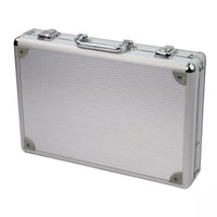 Valise portable personnalisée APC030 pour 24 montres, boîte en aluminium, étui de transport pour équipement de barbier