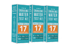 Kit d'analyse de la qualité de l'eau 17-en-1 : Bandelettes de test pour la détection de NO, PH 6.2-8.4, et test de bactéries pour la sécurité de l'eau du robinet