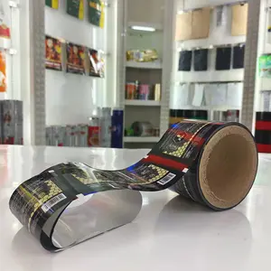 Custom Logo Flexible Waterproof Soft PE Plastic Film For 90mm 95 Mm PP Boba Milk Bubble Tea Plastic Cup Lid Sealing Roll Film