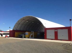 Abri de conteneur maritime sur mesure à prix d'usine avec toit en tissu PVC et structure en acier - Product Image 6