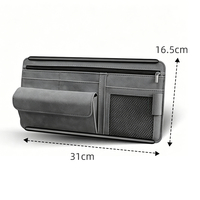 Accessoires intérieurs de luxe pour voiture : Organisateur de pare-soleil pour cartes, billets, documents et lunettes de soleil