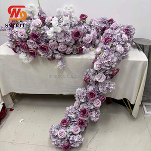 Guirnaldas Florales de Rosas Artificiales de Seda de Lujo, Arreglo de Flores Entrelazadas para Centro de Mesa de Boda - Product Image 2
