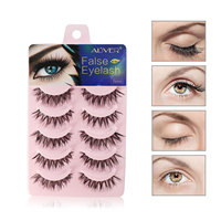 ALIVER Marque Privée 5 Paires de Faux Cils en Vison Synthétique, Cils en Bande, OEM ODM, Emballage Personnalisé, Faits à la Main, Volumineux, Sans Cruauté Animale