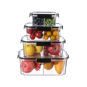 4件套冰箱食品保鲜冷冻整理厨房水果蔬菜储存神圣工具箱容器