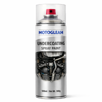 Peinture en spray de sous-couche MOTOGLEAM, résistante au sel, pour la protection du châssis contre le sel routier et la rouille en hiver