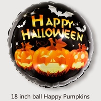 Ballons en aluminium Halloween Citrouille Crâne Vampire Fantôme Écologiques Sûrs pour les Enfants pour Décorations de Fête d'Halloween