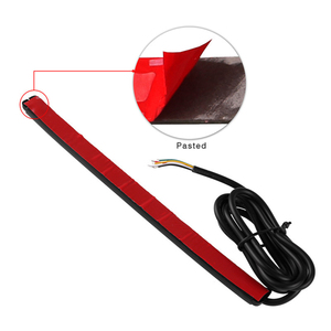 Bande LED universelle 48LED Flexible <span class=keywords><strong>feu</strong></span> de <span class=keywords><strong>Stop</strong></span> DC 12V moto clignotant bande arrière de frein pour voiture ATV Autobike - Product Image 5