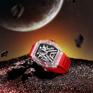 Dessio Men's Luxury <b>Skeleton</b> <b>Automatic</b> Mechanical <b>Watch</b> with Original Movement Custom Logo Wrist Replacement Parts - Product Image 5