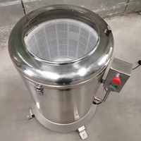 Déshydrateur centrifuge commercial et industriel pour légumes, fruits et noix, en acier inoxydable, capacité 35L, haute vitesse, facile à utiliser