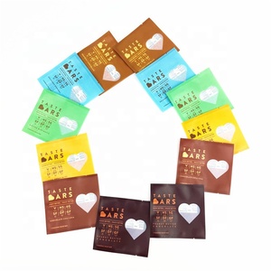 Custom Logo Printed Plastic Mylar Pouch With Resealable Zipper For Soothe Patches / Sleep Patches Plastic Zip lock Bag Sleeping