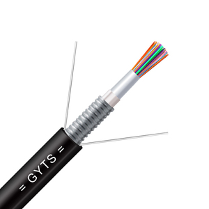Câble à <span class=keywords><strong>fibre</strong></span> optique blindé GYTA53 pour usage extérieur en conduit aérien monomode, 12 à 288 fibres, câble optique enterré GYTA - Product Image 1