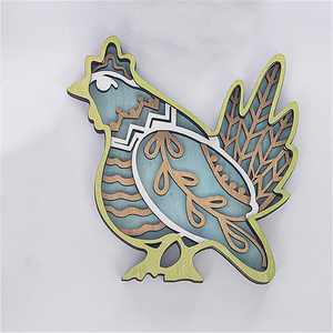 Decoración de Madera Artesanal para el Hogar, <span class=keywords><strong>Pollo</strong></span> de <span class=keywords><strong>Pascua</strong></span> - Product Image 3