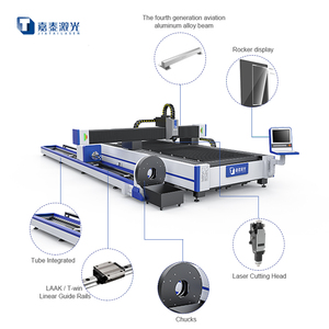 Tích hợp ống và tấm sợi Máy cắt laser với 1500W 3000W 6000W cho thép carbon thép không gỉ mạ kẽm tấm - Product Image 2