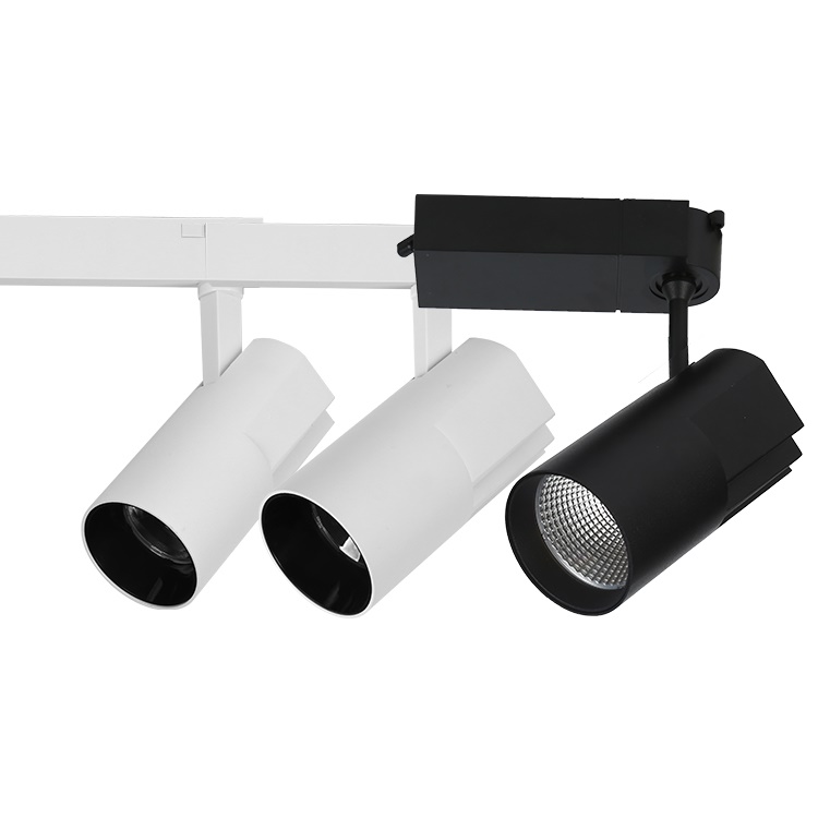 Mall Lighting Supplier Surface Mounted Black White 10w 20w 30w Led Track Light