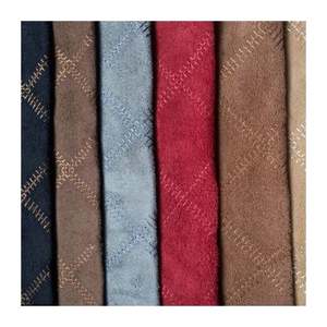 100% Polyester <span class=keywords><strong>pas</strong></span> <span class=keywords><strong>cher</strong></span> <span class=keywords><strong>tissu</strong></span> vêtement siège de voiture canapé Jacquard chaîne daim <span class=keywords><strong>tissu</strong></span> d'<span class=keywords><strong>ameublement</strong></span> - Product Image 2