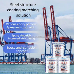 Chất lượng cao lỏng <span class=keywords><strong>Epoxy</strong></span> nhựa topcoat chống ăn mòn bên trong lớp phủ tường cho đường ống dẫn dầu dễ dàng ứng dụng với bàn chải - Product Image 2