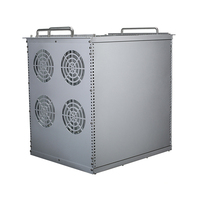 SNR SR-C74 9U Rakmount Chassis Kabinet Enclosure Server Jaringan Rangka Baja Galvanis Pemasangan di Dinding Berventilasi Terkunci Kabel