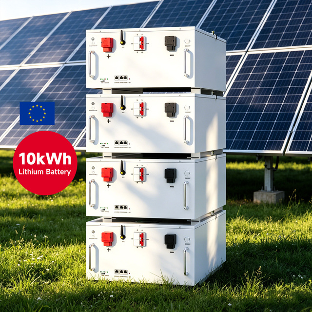 10kwh Wall-mounted Battery 48V 200Ah Stackable Rack Mounted LiFePO4 Battery 6500 Cycle Life CAN BMS Home Solar Energy Storage