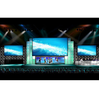 Layar LED Video Wall Portabel P2.9 P3.9 P4.8 untuk Sewa Panggung Indoor dan Outdoor, Panel Layar LED Raksasa