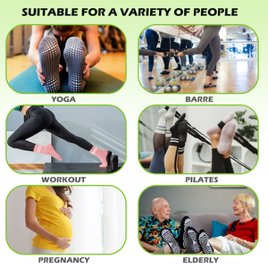 Chaussettes de Pilates de haute qualité avec lien de serrage, <span class=keywords><strong>ruban</strong></span> rose, <span class=keywords><strong>lacet</strong></span>, chaussettes de Pilates personnalisées, chaussettes de yoga à lacets antidérapantes - Product Image 4