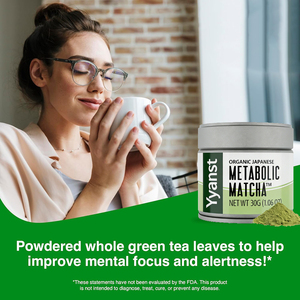 High quality private label Pure Organic Matcha Green Tea Powder - Metabolic <b>Blend</b> for Energy Focus & Healthy Lattes - Product Image 6
