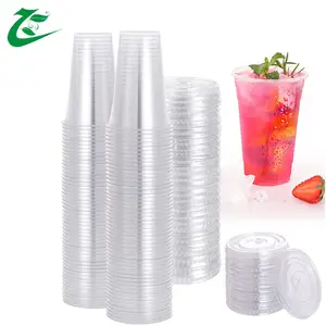Nieuwe Producten 2023 Boba Cup Pet 500Ml Drink Cup 700Ml Milkshake Plastic Wegwerpbekers