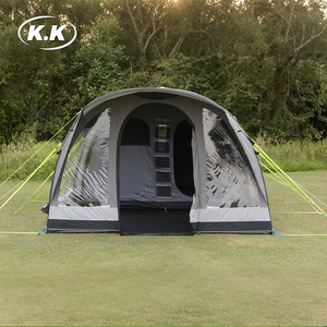 Kawagebo Kamp (KK) 16' X 10' <span class=keywords><strong>Gonflable</strong></span> 14.7 ㎡   Tente de camping en plein air Oxford pour 2 à 4 personnes, type cabane, glamping - Product Image 5