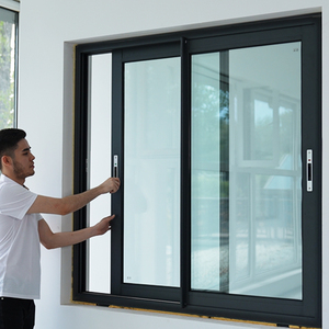 <span class=keywords><strong>Prix</strong></span> d'usine Verre à double <span class=keywords><strong>vitrage</strong></span> personnalisé Profil en alliage d'aluminium Fenêtre coulissante en métal - Product Image 5